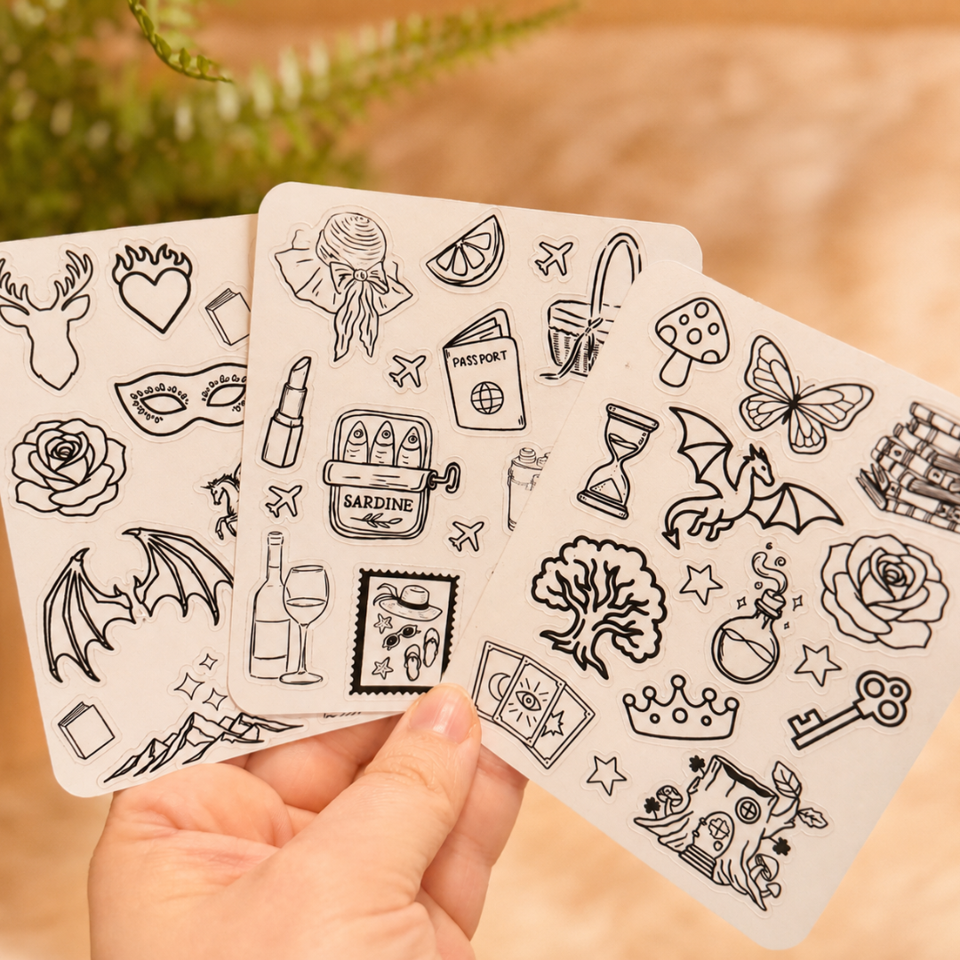 Choose Your Own Adventure Color Your Own Sticker Sheet Bundle